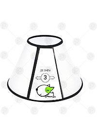 Elizabethan Collar Plastic Protective Ring for Pet