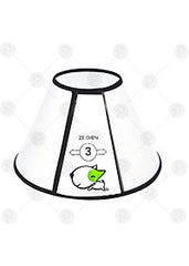 Elizabethan Collar Plastic Protective Ring for Pet