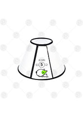 Elizabethan Collar Plastic Protective Ring for Pet
