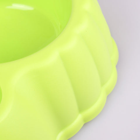 Pet Feeder Plastic Double Bowls