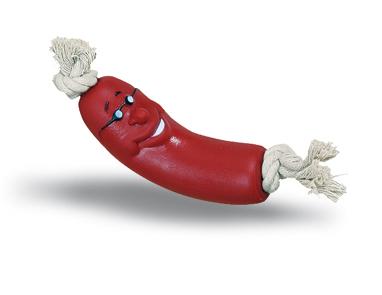 Pet Toy Sausage One Section