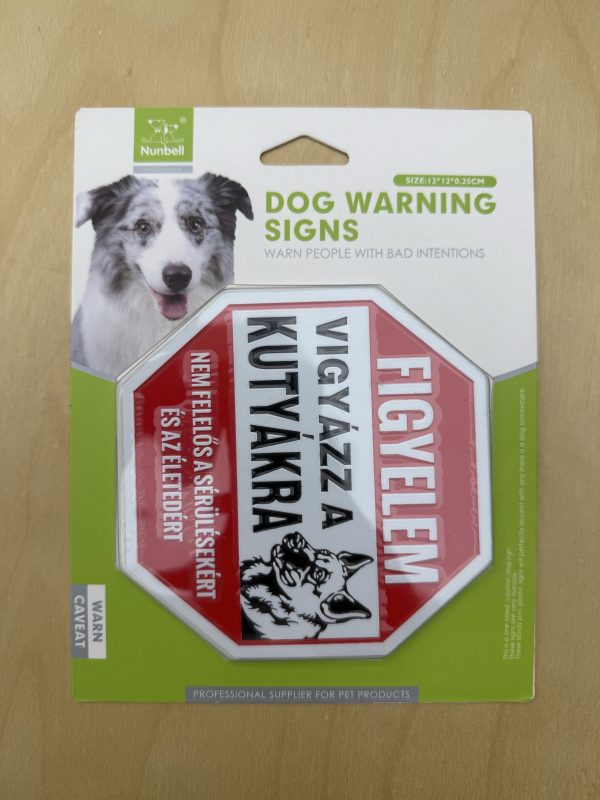 Nunbell Dog Warning Sign - 图片 4