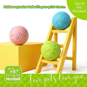 Nunbell Rubber Squeaker Ball