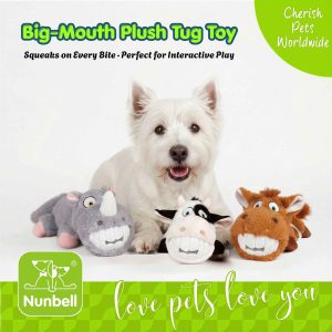 Nunbell Big Mouth Plush Tug Toy