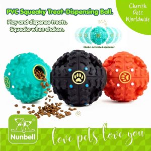 Nunbell Squeaky Treat Dispensing Toy