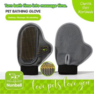 Nunbell Pet Bathing Glove