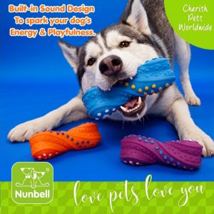 Nunbell Squeaky Dog Toy
