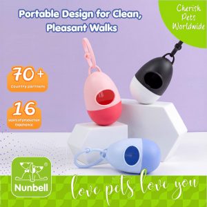Nunbell Egg-Shaped Poop Bag Dispenser